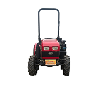 Tracteur agricole compact et étroit YTO à moteur diesel 50 CV, 8 vitesses, 4 roues motrices avec châssis anti-basculement pour travaux de culture en serre et en verger