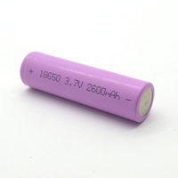 Batería Recargable de Iones de Litio Cilíndrica 18650 de 3.7V y 2600mAh para Patinetes Eléctricos, Venta al Por Mayor