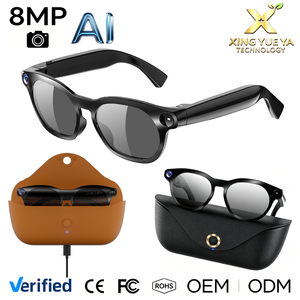 แว่นตาอัจฉริยะ AI รุ่นใหม่ CY03 Max รองรับวิดีโอคอลและการแปลเสียงแบบเรียลไทม์ กล้อง HD 8MP ความละเอียด 1080P สำหรับกีฬากลางแจ้ง พร้อมเคสชาร์จ - Product Image 6