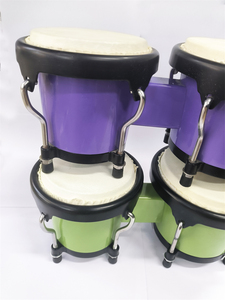 Mini tambor Bongo de cuerpo de plástico de 4 "* 5", tambor Bongas, tamaño de 1/2" - Product Image 2