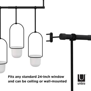 Jardinières suspendues <span class=keywords><strong>pour</strong></span> plantes d'intérieur, crochets, cordes, <span class=keywords><strong>support</strong></span> <span class=keywords><strong>mural</strong></span>/plafond en métal minimaliste et durable <span class=keywords><strong>pour</strong></span> la maison - Product Image 3