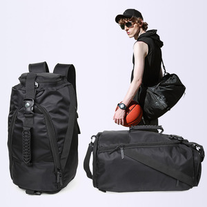 Sac à dos de sport noir personnalisé pour homme, imperméable, pour le week-end, le basketball, le football, la salle de sport, antivol, de voyage - Product Image 1