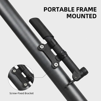 Pompe à air manuelle portable Jinta pour vélo, adaptée au gonflage des vélos et de divers produits de sport.