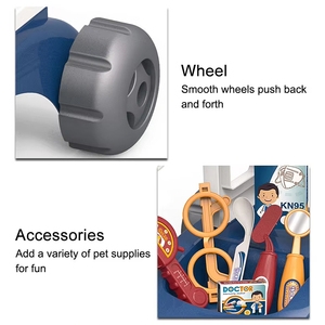 Jouets de docteur, ensemble de docteur pour enfants, trousse de docteur pour enfants, chariot médical jouet, jouets médicaux pour enfants - Product Image 4