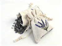 Sachets parfumés à la lavande faits à la main, à base de bourgeons de lavande séchés authentiques, parfum naturel à base de plantes, pochette décorative