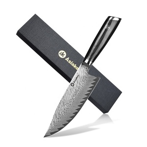 7 Inch Ladder Modello di Damasco VG10 Giapponese Pro Chef <span class=keywords><strong>Serie</strong></span> Gyuto del Cuoco Unico Coltello <span class=keywords><strong>Da</strong></span> <span class=keywords><strong>Cucina</strong></span> del Cuoco Unico Della Lama Con Maniglia di Micarta - Product Image 6