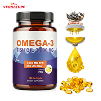 Halal en bouteille 	 Huile de poisson oméga 3 1000 mg en gélules molles, complément EPA DHA 3600 mg, capsules d'huile de poisson oméga 3 végétaliennes
