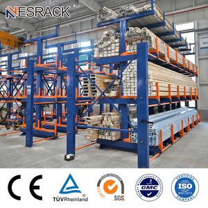 Estantes voladizos de supermercado de servicio pesado Estantes de almacenamiento de metal de acero estructural ajustables Hierro plegable duradero - Product Image 5