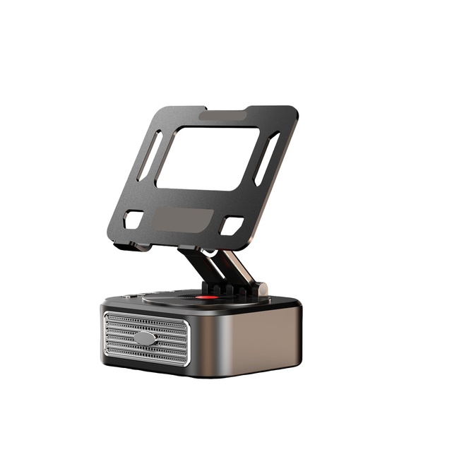 For Speaker iPad Tablet Stand Audio Amplifier Waterproof ABS Material Rotatable Foldable Multifunctional Desktop Live