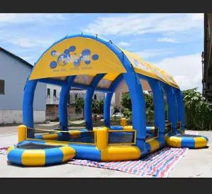 Abri gonflable pour piscine, abri d'extérieur, durable et serré, piscine gonflable avec abri solaire, grande taille avec housse de tente