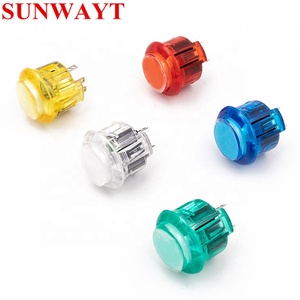 Botón de <span class=keywords><strong>Arcade</strong></span> transparente 30mm/24mm 5V botón pulsador LED iluminado reemplazar <span class=keywords><strong>SANWA</strong></span> OBSC-30 de OBSN-30 para máquina de juegos de <span class=keywords><strong>Arcade</strong></span> - Product Image 2