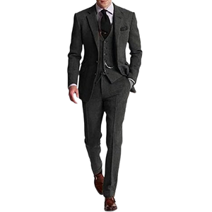 Custom Style oder Logo Herren bekleidung Hochwertiges 3-teiliges Anzug-Set Business Fashion Hochzeit Blazer Mantel Weste Hose Plus Größen - Product Image 5