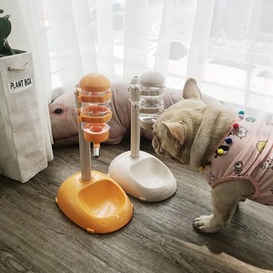 PetDoctor Pole Style Pet <b>Water</b> <b>Drinker</b> Adjustable Height Cat Dog Feeder Single Bowl - Product Image 1
