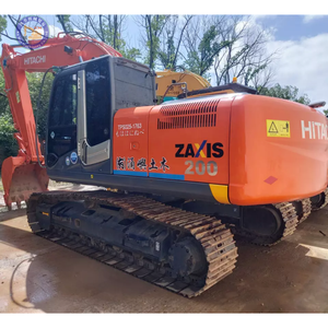 Excavadora HITACHI de 20 toneladas usada, original de Japón, excavadora Hitachi ZX200 de segunda mano en buen estado - Product Image 1