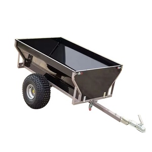 Remorque à bois pour ATV de petite taille avec certificat CE pour utilisation à la ferme et au jardin, remorque à boîte pour ATV galvanisée à <span class=keywords><strong>vendre</strong></span> - Product Image 1