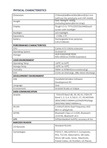 Dài phạm vi cầm tay RFID <span class=keywords><strong>Reader</strong></span> 4 gam ISO 18000-6c 860-960MHz không dây cho <span class=keywords><strong>Bluetooth</strong></span> cho kho sử dụng - Product Image 5