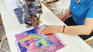 卸売5Dナイトビューダイヤモンドアートキットフルスクエアドリル壁装飾用ダイヤモンドドットギフト用絵画 - Product Image 6