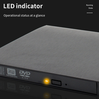 TISHRIC Brushed External Optical Drive
