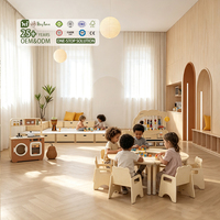 Ensemble de meubles pour enfants Montessori Hikeylove - Bureaux, chaises et armoires en bois écologiques pour les écoles, les garderies et les maternelles