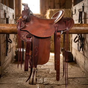 Silla de Montar Inglesa de Cuero Genuino y Madera para Carreras de Caballos, Precio Mayorista, Calidad Premium, Duradera, Ideas de Regalo, ¡Venta Caliente! - Product Image 1