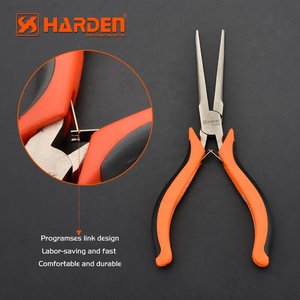 HARDEN Multi-function Hand Tool Professional Fine Carbon Steel 4.5'' Lengthen Mini <strong>Needle</strong> <strong>Nose</strong> <strong>Plier</strong> - Product Image 3