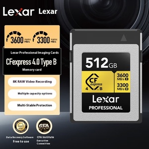 Lexar CFExpress-B 512GB/1TB/<b>2TB</b> Memory Card High-Speed 8K Read 3600MB Plastic Black for Cameras CFexpress Card CFExpress Memory - Product Image 5