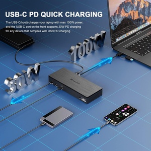 Station d'accueil Wavlink Displaylink 100W Thunderbolt 5/4 USB-C/A <span class=keywords><strong>M1</strong></span>-M5 <span class=keywords><strong>Mac</strong></span>/MacBook Neo/Windows/Chrome UG39PD8 pour Macbook - Product Image 5