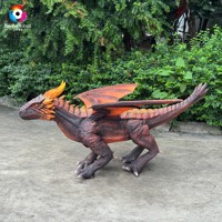 Robot chien animatronique réaliste avec intelligence artificielle intégrée pour parcs à thème, éducation, entrées principales et centres commerciaux immersifs