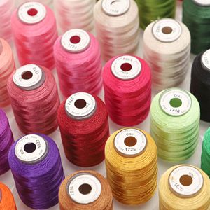120D 80 couleurs ensemble de <span class=keywords><strong>fil</strong></span> à broder 500m <span class=keywords><strong>fil</strong></span> à broder en polyester haute résistance pour machine à broder - Product Image 2