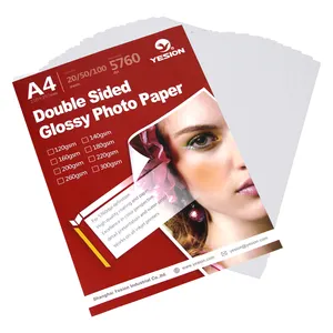 YESION 120g 140g 160g 180g 200g 220g 260g papier photo double face a3 haute glossory papel fotografico a4