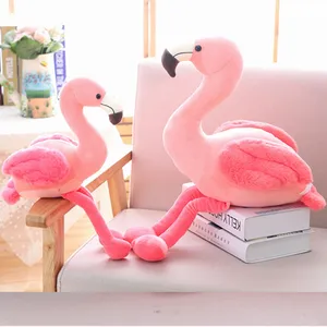 Nuovo arrivo carino rosa elastico fenicottero Super morbido per bambino compagno bambola regalo per bambini fenicotteri giocattoli animali