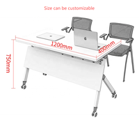 Table de bureau réglable, table pliable, table de conférence, mobilier de bureau, table de formation pliable, table de réunion modulaire, bureau modulaire