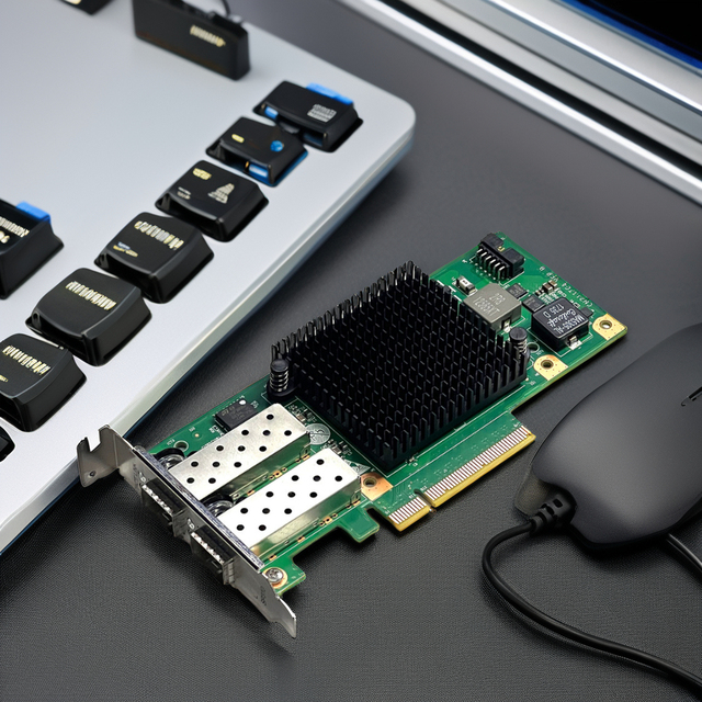 Intel X520-DA2 E10G42BTDA SR2 82599ES Dual Optical Port SP310 10G Gigabit Fiber Optic Network Card PCIE Adapter Internal Stock