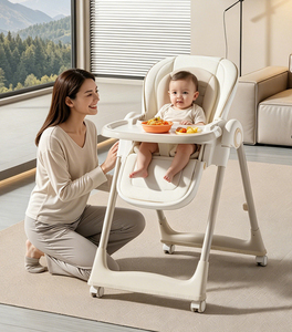 Chaise haute pour bébé en gros, réglable et pliable, pour tout-petits - Product Image 4
