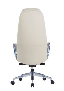 Chaise de bureau inclinable et pivotante, ergonomique en aluminium, commande manuelle - Product Image 2