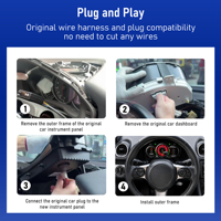 Tablero de Instrumentos Digital para Automóvil con Sistema Linux de 12.3 Pulgadas, Velocímetro para Toyota 86 Subaru BRZ 2013-2019, Pantalla LCD, Clúster de Instrumentos Virtual