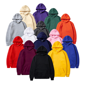 Personalizado Oversized Unisex Em Branco <span class=keywords><strong>Hoodie</strong></span> Poliéster Fleece Hoodies Atacado Puff Impressão Hoodies dos homens Moletons - Product Image 1