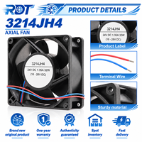 Ventilateur de refroidissement DC sans balais d'origine allemande 3214JH4 24VDC 92*92*38mm 50W, refroidissement stable, design compact, pour serveurs et télécommunications