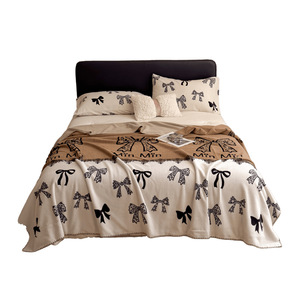 Couverture polaire double face imitation cachemire, rectangulaire, chaude, pour l'hiver, 300g et moins - Product Image 2