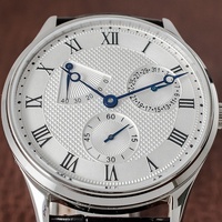 1pcs moq individuelles logo luxus seagull hand wind chronograph multi funktion mechanische automatische bewegung uhr mann für kleinen auftrag