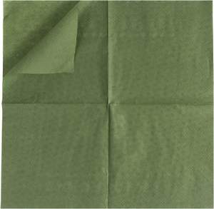 深绿色折叠5x5英寸鸡尾酒定制纸结婚餐巾 - Product Image 6