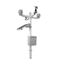 気象ステーションCEプロフェッショナル自動屋外ホームコンパクト気象ステーションRS485GPRS 4G Wifi Lora
