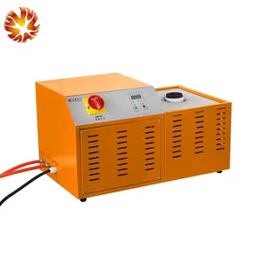 Hongteng Induction Melting Furnace Small Gold Silver Platinum Smelter Furnace 1kg 2kg Capacity Melting Machine