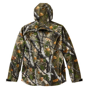Veste de chasse en toile softshell d'hiver 100% acrylique avec capuche pliable, imperméable et coupe-vent, respirante, antibactérienne - Product Image 2
