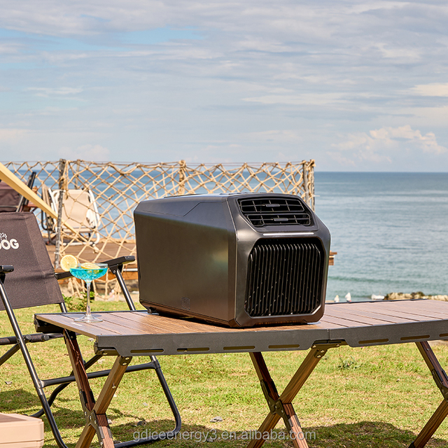 Portable 8000BTU Mini Air Conditioner with Strong Cooling Remote Control AC/DC Power Source AU Plug for Room Car Outdoor RV