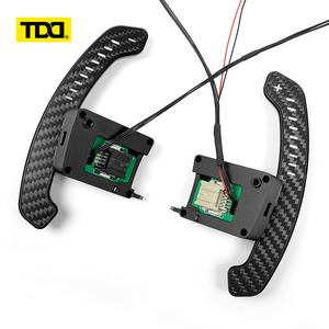 แป้นเปลี่ยนเกียร์ TDD LED แม่เหล็กคาร์บอนไฟเบอร์ สำหรับพวงมาลัยมัสแตง จีที เชลบี้ - Product Image 6