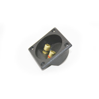 Boîtier de jonction pour amplificateur à deux bornes, avec connecteurs banane et joint d'étanchéité, bornes en cuivre pur, Jinfeng WP2-27, accessoires audio