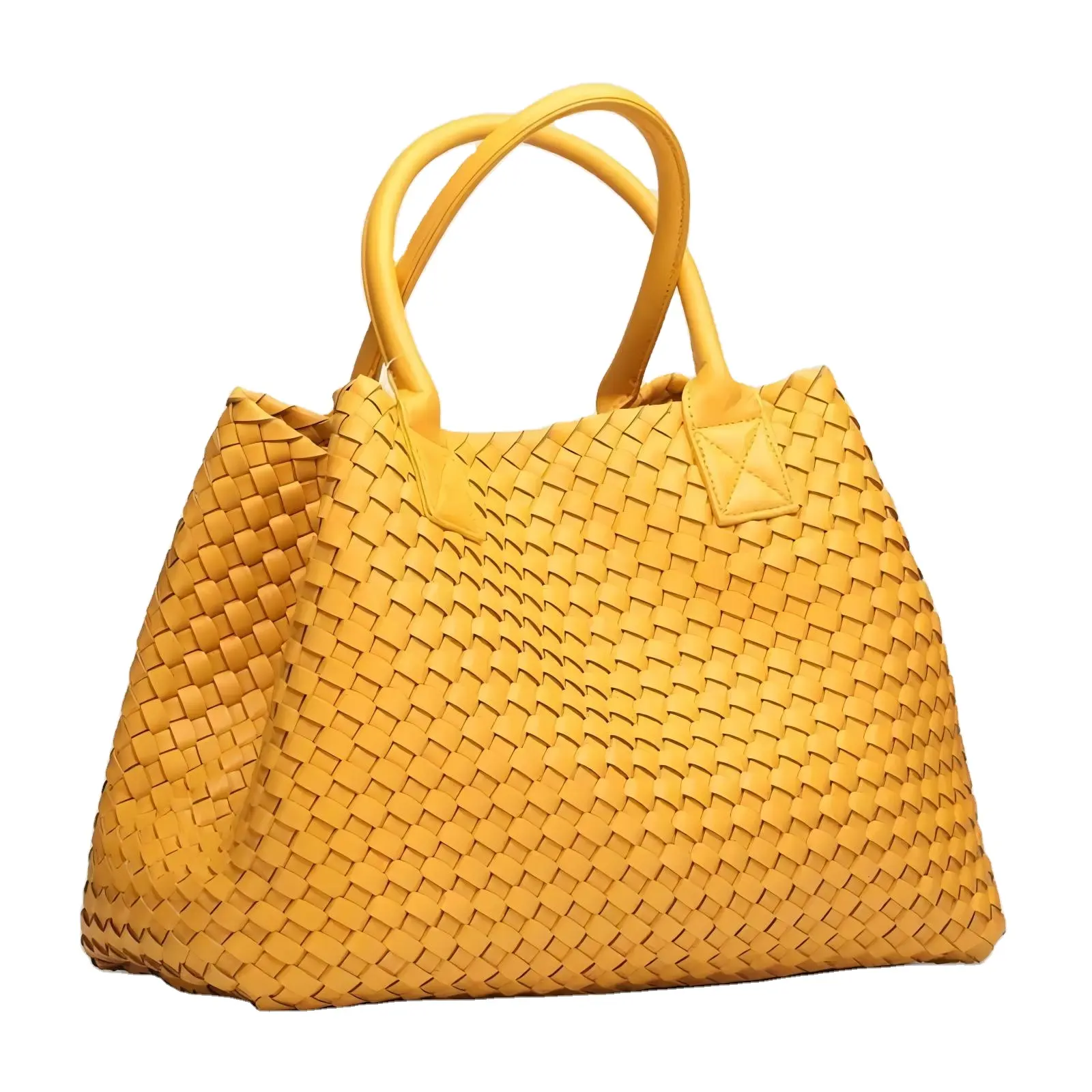 Large Capacity Factory Custom Logo Handbags Top Quality Hand Bags For Tote Bag Luxury Designer Women Handmade Woven Bags Female