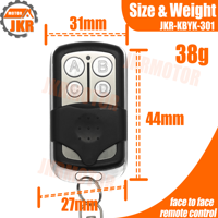 Télécommande universelle sans fil RF 433 MHz durable pour ouvre-porte de garage, transmetteur de clé de remplacement