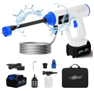 OEM 96VH Lithium Battery High Pressure Car Washer Gun Cordless Electric Cleaning Machine Washer Spray Gun Brushless Led Screen - Product Image 4